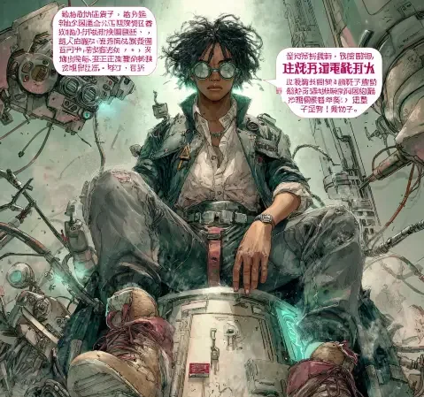 奇幻题材代表漫画封面：漂浮在云端的魔法城堡